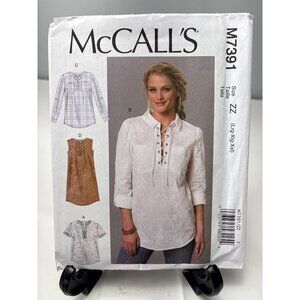 McCalls M7391 Womens Sewing Pattern Size L-XL-XXL Uncut